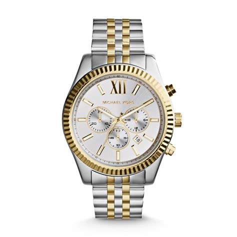 michael kors lexington smart watch|oversized lexington two tone watch.